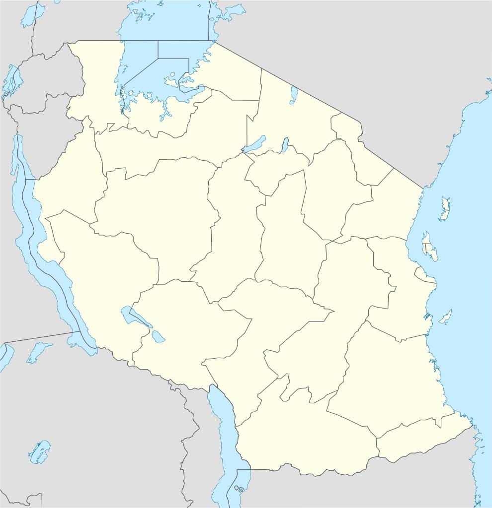 মানচিত্র, তানজানিয়া, ভেক্টর