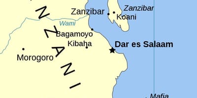 তানজানিয়া দ্বীপপুঞ্জ মানচিত্র