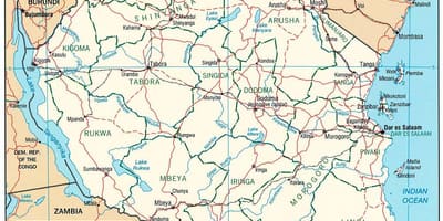 নতুন মানচিত্র, তাঞ্জানিয়া